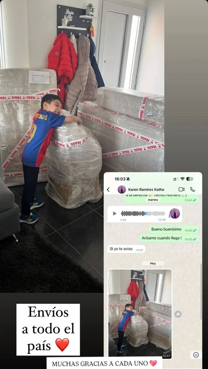 Fotos de clientes con sus muebles